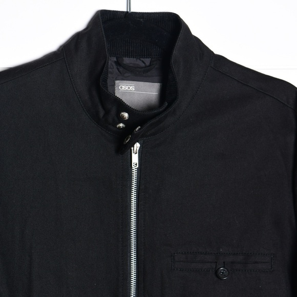 ASOS Black Bomber Jacket - Picture 3 of 6